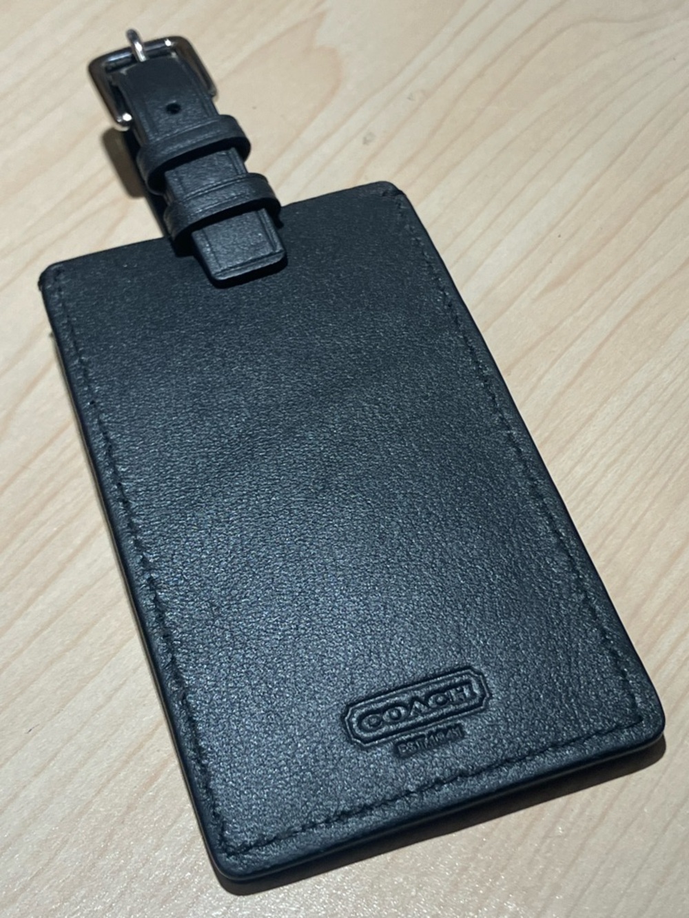 Black Coach Luggage Tag -GUC